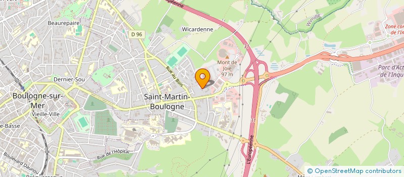 localisation de l'entreprise MONSIEUR FLORENT HERBEZ  SAINT-MARTIN-BOULOGNE