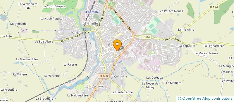 localisation de l'entreprise MONSIEUR FLORENT HERVOUET  CHEMILLE-EN-ANJOU