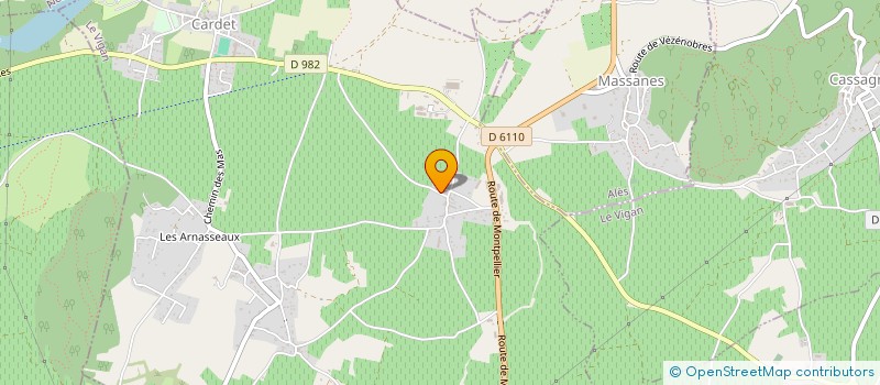 localisation de l'entreprise MONSIEUR FLORENT HOF  CARDET