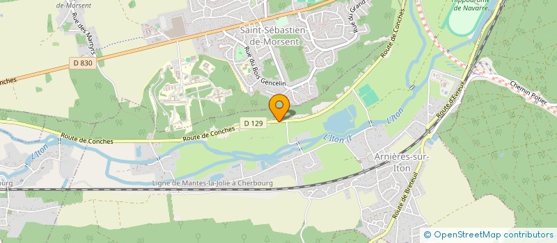 localisation de l'entreprise MONSIEUR FLORENT HUBA  ARNIERES-SUR-ITON