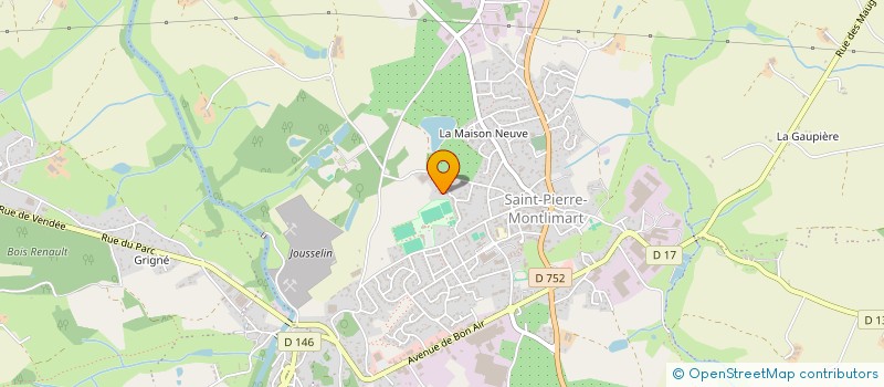 localisation de l'entreprise MONSIEUR FLORENT HUCHON à MONTREVAULT-SUR-EVRE