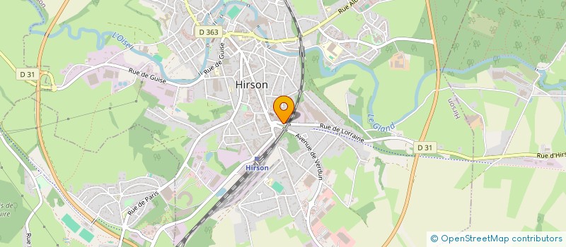 localisation de l'entreprise MONSIEUR FLORENT HUYGHE à HIRSON