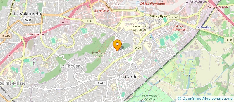 localisation de l'entreprise MONSIEUR FLORENT ISIDORE à LA GARDE