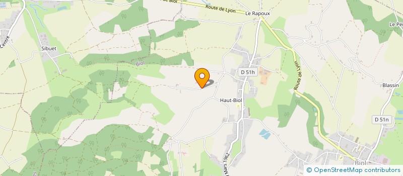 localisation de l'entreprise MONSIEUR FLORENT JANAUDY  BIOL