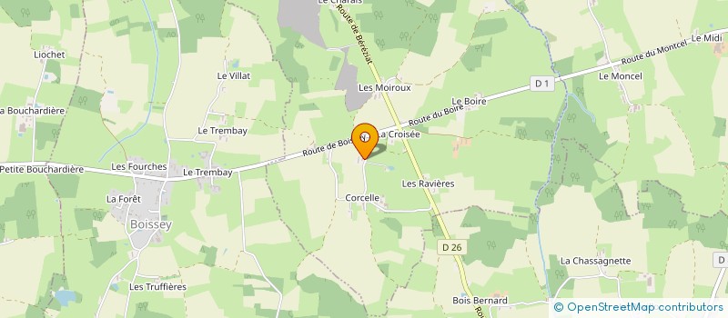 localisation de l'entreprise MONSIEUR FLORENT-JEAN LATOURNERIE  SAINT-ETIENNE-SUR-REYSSOUZE