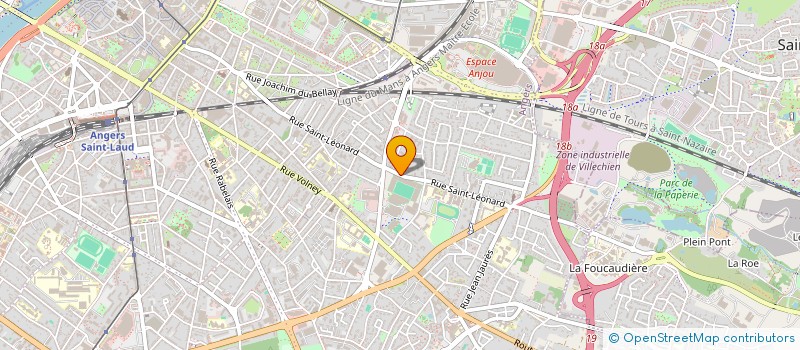 localisation de l'entreprise MONSIEUR FLORENT JEAN ROGER MORVAN  ANGERS