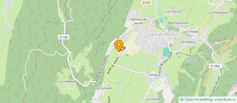 localisation de l'entreprise MONSIEUR FLORENT JEDREJEWSKI  LANS-EN-VERCORS