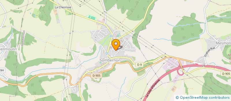 localisation de l'entreprise MONSIEUR FLORENT JOBERT  SOMBERNON