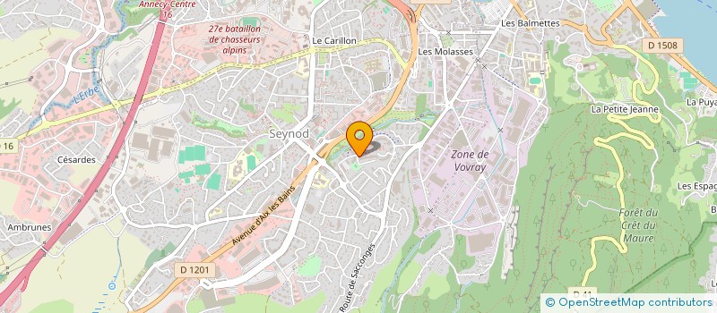 localisation de l'entreprise MONSIEUR FLORENT JOLLIN à ANNECY