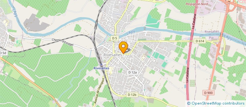 localisation de l'entreprise MONSIEUR FLORENT JUNCA  RIVESALTES