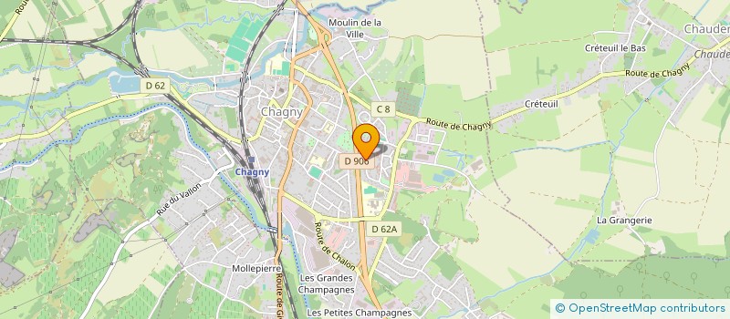 localisation de l'entreprise MONSIEUR FLORENT JURY  CHAGNY