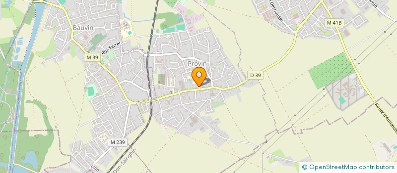 localisation de l'entreprise MONSIEUR FLORENT LABRE  PROVIN