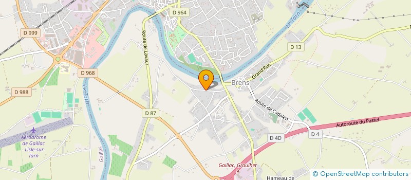 localisation de l'entreprise MONSIEUR FLORENT LAGASSE  BRENS