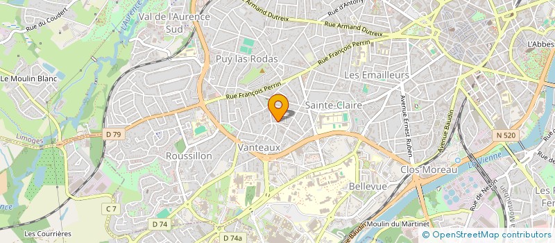 localisation de l'entreprise MONSIEUR FLORENT LAMARGOT à LIMOGES