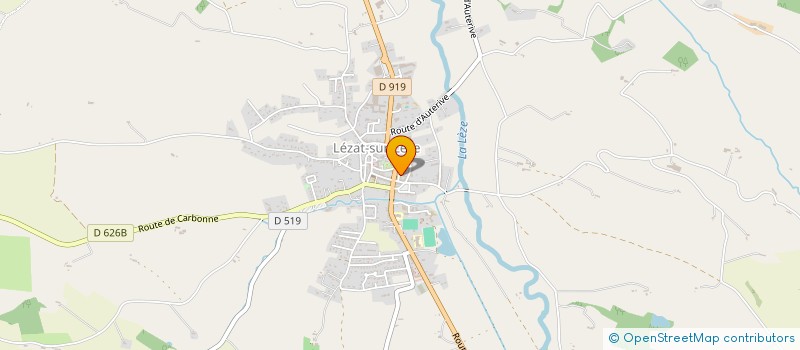 localisation de l'entreprise MONSIEUR FLORENT LAMARQUE  LEZAT-SUR-LEZE