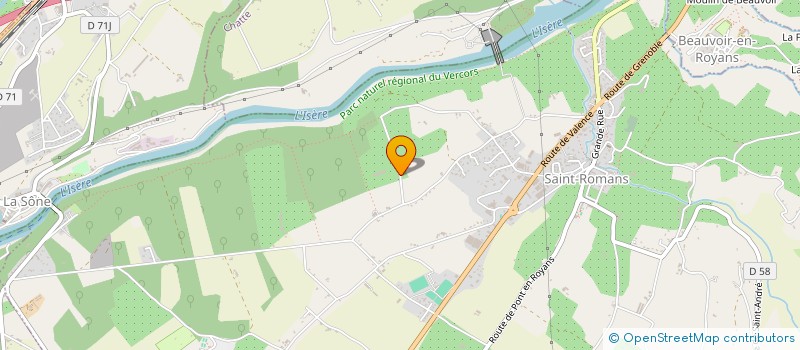 localisation de l'entreprise MONSIEUR FLORENT LAMBERTON  SAINT-ROMANS