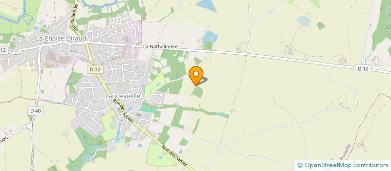 localisation de l'entreprise MONSIEUR FLORENT LAMOUR à LANDEVIEILLE