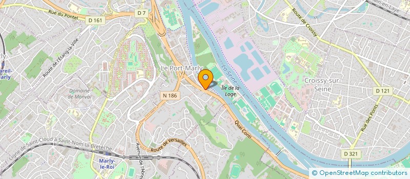 localisation de l'entreprise MONSIEUR FLORENT LANGUMIER à LE PORT-MARLY