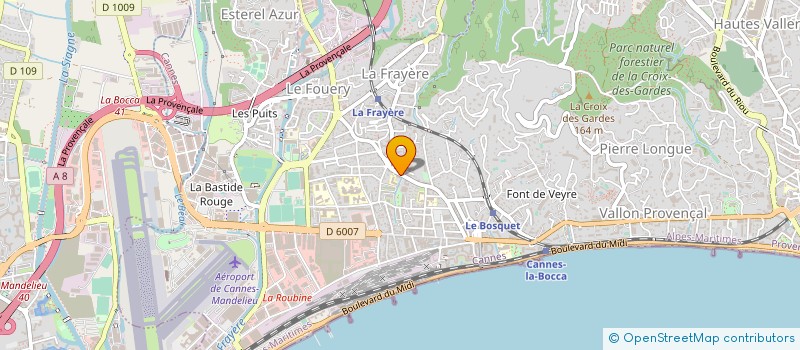 localisation de l'entreprise MONSIEUR FLORENT LANNIC  CANNES