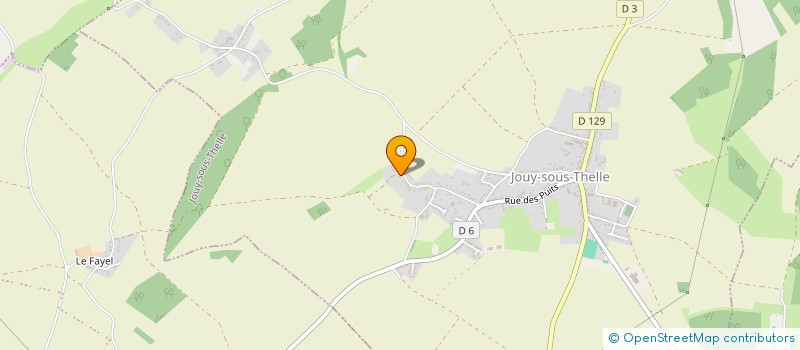 localisation de l'entreprise MONSIEUR FLORENT LANOUE  JOUY-SOUS-THELLE