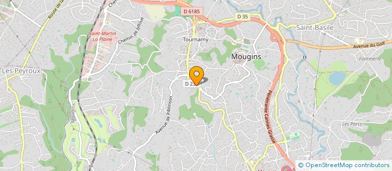 localisation de l'entreprise MONSIEUR FLORENT LARCHEVEQUE  MOUGINS