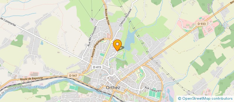 localisation de l'entreprise MONSIEUR FLORENT LATOURES  ORTHEZ