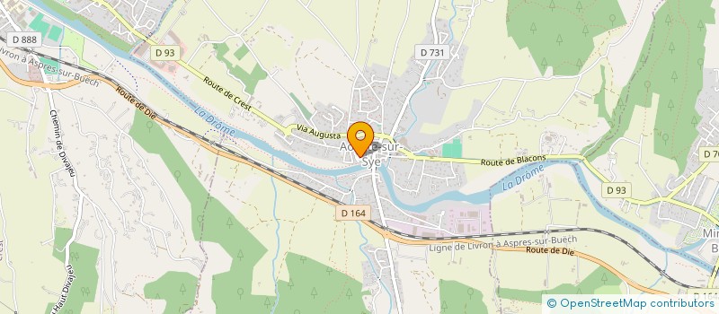 localisation de l'entreprise MONSIEUR FLORENT LAZARE à AOUSTE-SUR-SYE