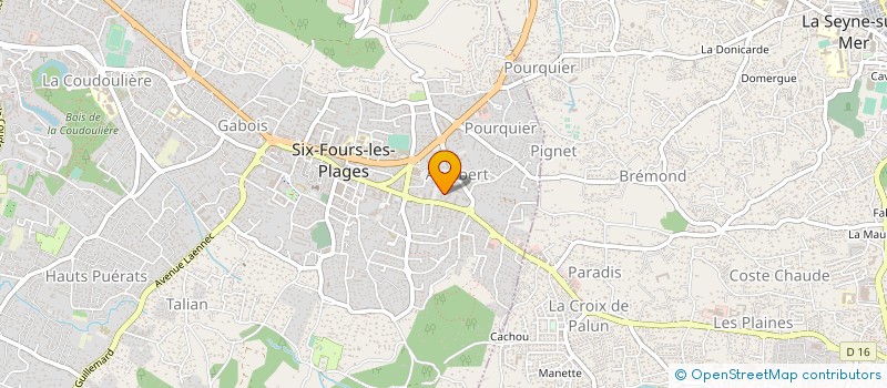 localisation de l'entreprise MONSIEUR FLORENT LE GOFF à SIX-FOURS-LES-PLAGES