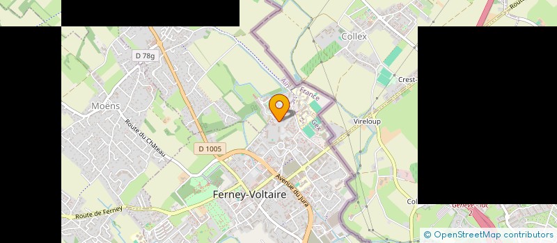 localisation de l'entreprise MONSIEUR FLORENT LE GUILLOUZIC à FERNEY-VOLTAIRE