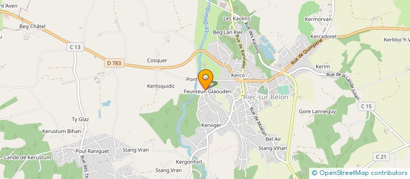 localisation de l'entreprise MONSIEUR FLORENT LE MEUR  RIEC-SUR-BELON