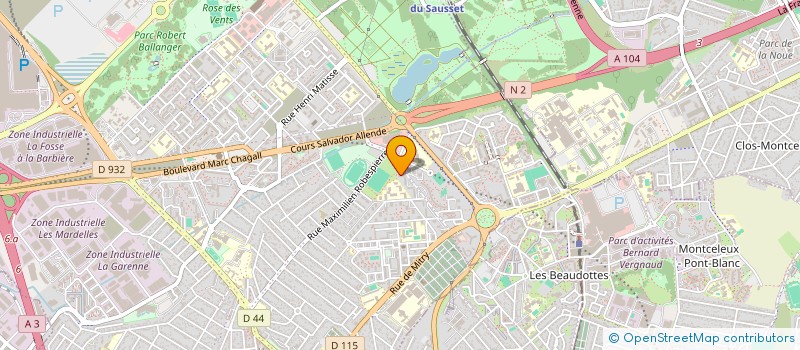localisation de l'entreprise MONSIEUR FLORENT LE ROLLAND à AULNAY-SOUS-BOIS