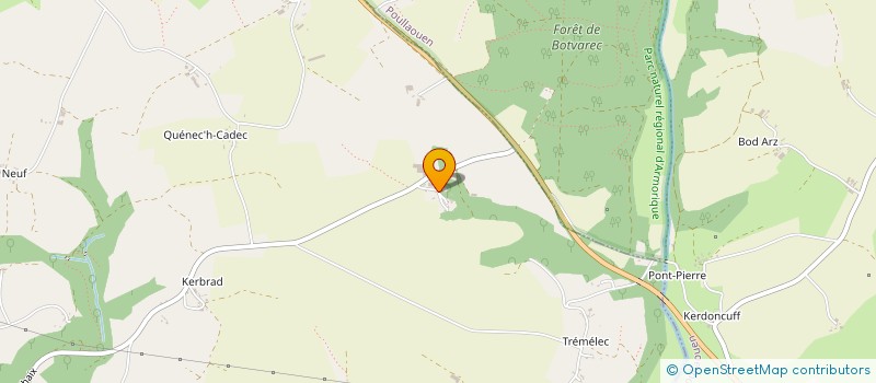 localisation de l'entreprise MONSIEUR FLORENT LE TEUFF  PLOUYE