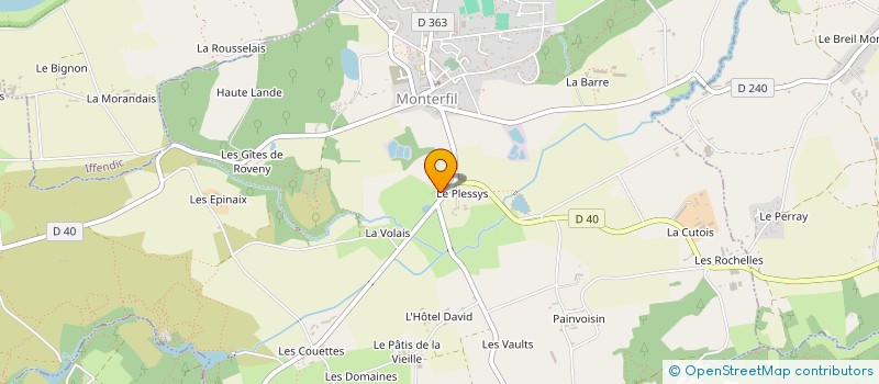 localisation de l'entreprise MONSIEUR FLORENT LEBE à MONTERFIL