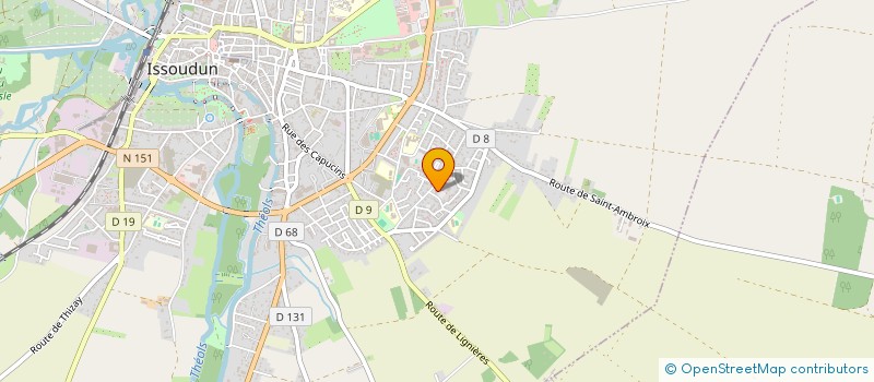 localisation de l'entreprise MONSIEUR FLORENT LECLERCQ à ISSOUDUN