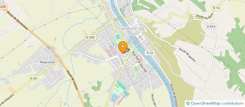 localisation de l'entreprise MONSIEUR FLORENT LEFEBVRE  VILLEMUR-SUR-TARN