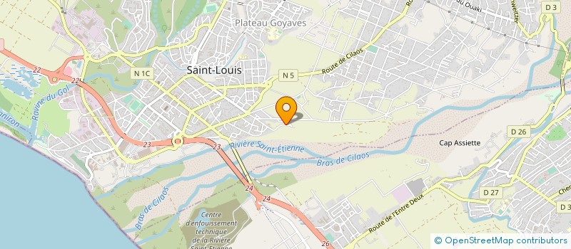 localisation de l'entreprise MONSIEUR FLORENT LEFEVRE à SAINT-LOUIS