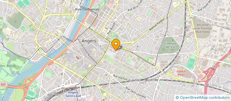 localisation de l'entreprise MONSIEUR FLORENT LEGER à ANGERS