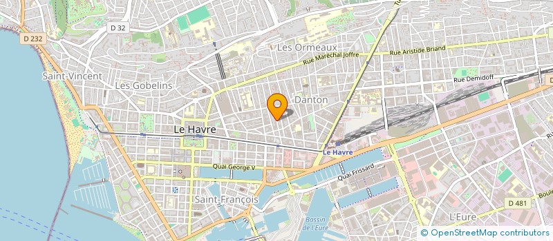 localisation de l'entreprise MONSIEUR FLORENT LEGOY  LE HAVRE