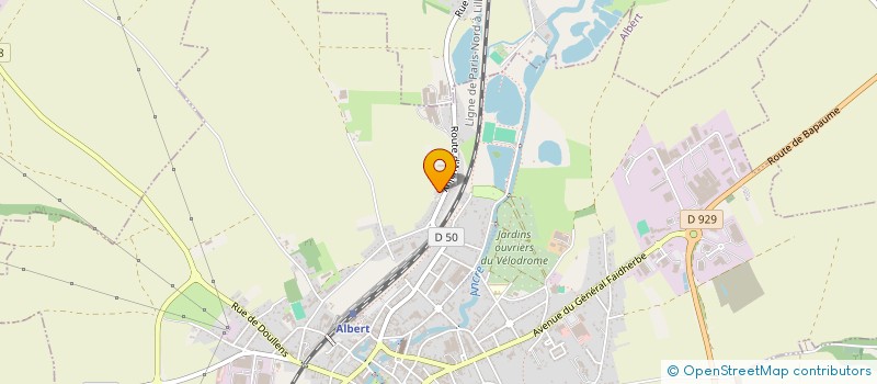 localisation de l'entreprise MONSIEUR FLORENT LEGRAND  ALBERT