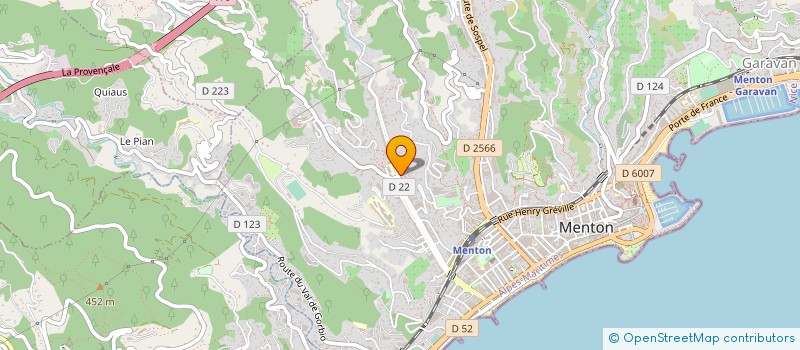 localisation de l'entreprise MONSIEUR FLORENT LELIEVRE à MENTON