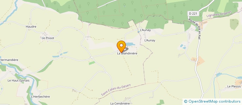 localisation de l'entreprise MONSIEUR FLORENT LEMAITRE  LIGNIERES-ORGERES