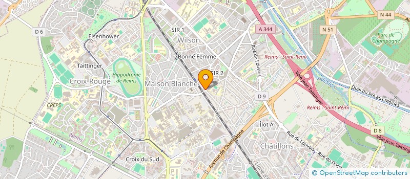 localisation de l'entreprise MONSIEUR FLORENT LENICE  REIMS
