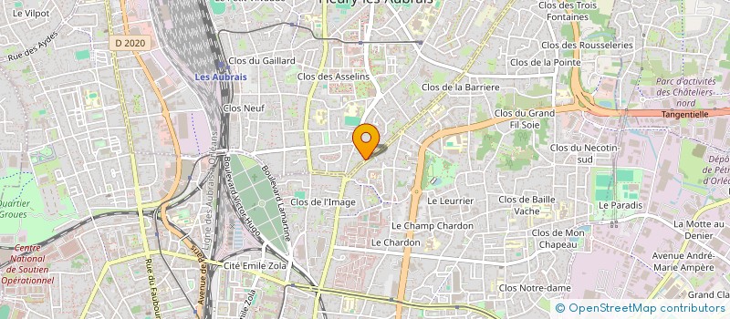 localisation de l'entreprise MONSIEUR FLORENT LEPERT  FLEURY-LES-AUBRAIS