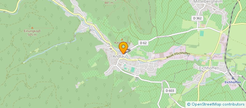 localisation de l'entreprise MONSIEUR FLORENT LEROY  ANDLAU