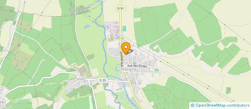 localisation de l'entreprise MONSIEUR FLORENT LESPRIT à MALIGNY
