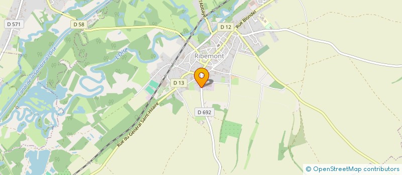 localisation de l'entreprise MONSIEUR FLORENT LHOTTE  RIBEMONT