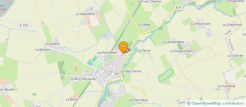 localisation de l'entreprise MONSIEUR FLORENT LIRONDIERE à TEILLE