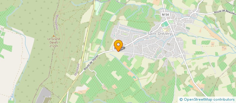 localisation de l'entreprise MONSIEUR FLORENT LLAMAS  SAINT-DREZERY