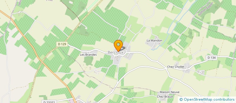 localisation de l'entreprise MONSIEUR FLORENT LOIC MOUTON  BERCLOUX