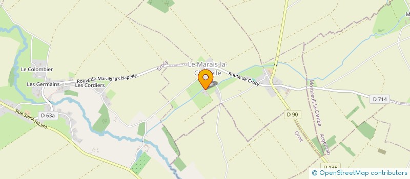 localisation de l'entreprise MONSIEUR FLORENT LOISEL  LE MARAIS-LA-CHAPELLE